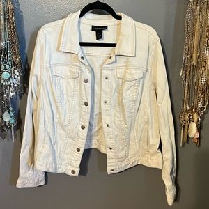 White Jean Jacket